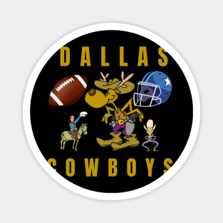 Dallas cowboys cute graphic design Magnet